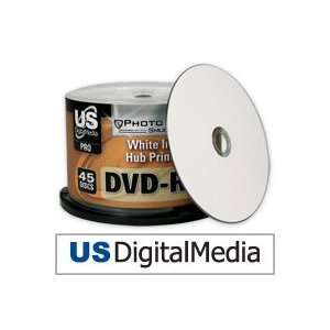   Pro DVD R Photo Finish White Inkjet Hub Printable 16x Electronics