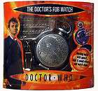 NEW 10th Dr Doctor Who Working FOB POCKET WATCH with Speech Light 
