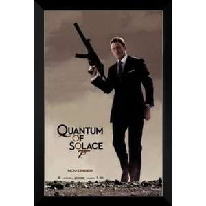  Quantum of Solace, James Bond FRAMED 27x40 Movie Poster 