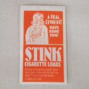 12 packs CIGARETTE STINK LOADS smelly stinky trick joke  