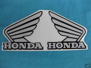 Honda Wings CR125 XR80 CR XR Tank Decal Sticker pair  
