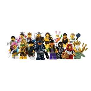  Lego Minifigures Series 7 8831   Complete Set 16 Toys 