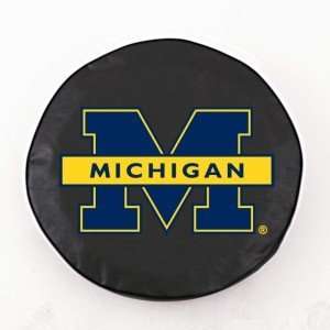    Michigan Wolverines Black Tire Cover, Large