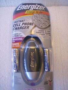 ENERGIZER INSTANT CELL PHONE CHARGER  