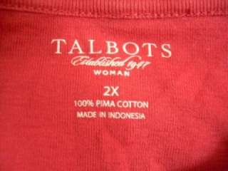   Lot of 8 Womens Super Cute Stylish Knit Tops 2X 18/20 Mossimo Talbots