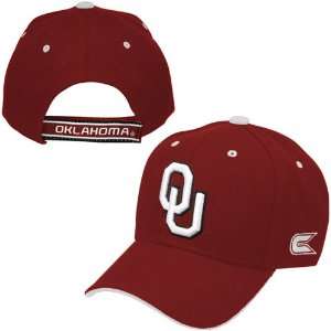  Oklahoma Sooners Crimson Youth Champ III Hat: Sports 