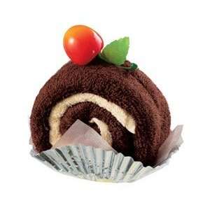  Roll Cake Dessert 2 Hand Towels Wash Cloth Home Gift Set Chocolate 
