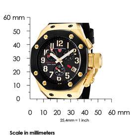 SWISS LEGEND Watch 10541 YG 01 BB Mens Trimix Diver Chronograph Black 