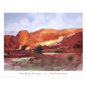 Red Rock Canyon by Tom Perkinson 33x26:  Home & Kitchen