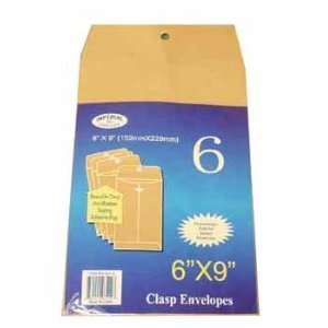  6 x 9 Clasp envelopes (Wholesale in a pack of 12 