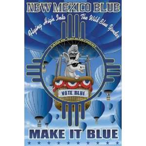  Exclusive By Buyenlarge New Mexico Blue 12x18 Giclee on 