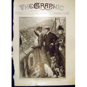  Largess Cruise King Queen Mull Gulls Dogs Print 1902