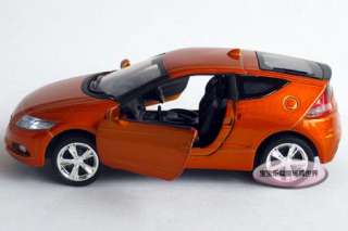 New 132 Honda CR Z Alloy Diecast Model Car With Sound&Light Orange 