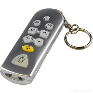 New Avon Mini Universal Remote Control With Flashlight On Key Chain 