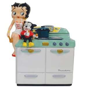   : Betty Boop   KISS The Cook Cookie Jar with Sound: Kitchen & Dining