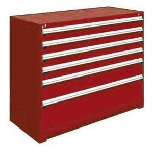   Drawer Counter High 60W Heavy Duty Cabinet   Red: Home Improvement