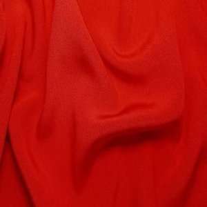  Silk Fabric Crepe Back Satin Poinsetta Red