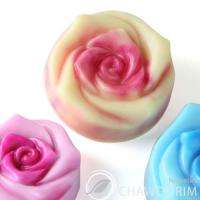 Wholesaler New Rose75g_ 1 cavity Flexible Soap mold 24  