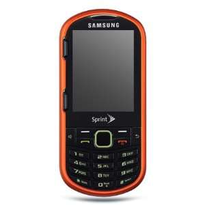 ORANGE Hard Rubber Feel Plastic Case for Samsung Restore M570 (Sprint 