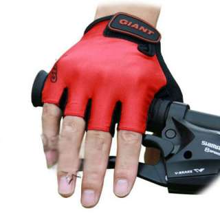 2012 New Sport Bike Cycling Bicycle Gloves Half Finger Red Size M L XL 