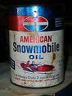 1960s Vintage AMERICAN Snowmobile Motor Oil BOTTLE CAN containers