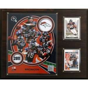   1215DBRONC11 NFL Denver Broncos 2011 Team Plaque: Sports & Outdoors