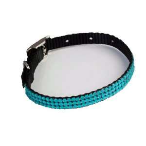  Swarovski Crystal Dog Collar Blue Zircon 10 Pet Supplies