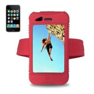    IPHONE3GSRD Massage Tablets Silicon Case for Iphone 3G Ipod   Red
