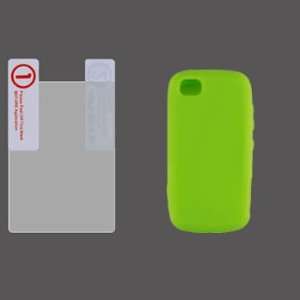  LG Sentio GS505 Fluorescence Green soft sillicon skin case 
