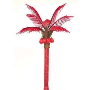  8ft 6in Red Palm Tree Outdoor Light