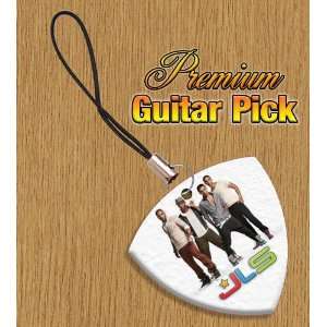  JLS Mobile Phone Charm Bass Guitar Pick Both Sides Printed 