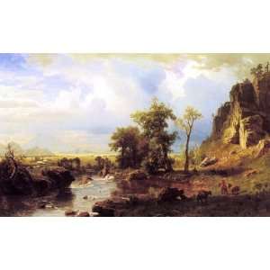  Oil Painting: North Fort of the Platte River, Nebraska 