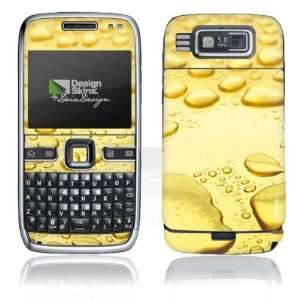  Design Skins for Nokia E72   Golden Drops Design Folie 