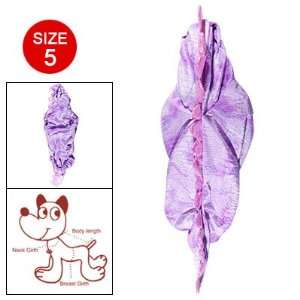   Dog Pet Size 5 Sleeveless Pullover Hoodie Purple Pink