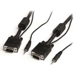   Coax High Resolution Monitor Vga Cable W/ Audio Hd15 M/M: Electronics