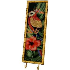  Parrot Wall Bamboo Plaque W/ Hooks REDUCED!: Home 