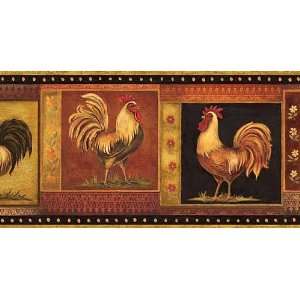 Gypsy Rooster Wallpaper Border