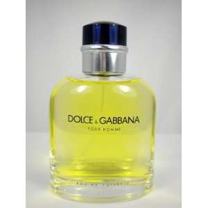 Dolce & Gabbana Pour Homme Eau De Toilet Spray, 4.2 oz. Unboxed