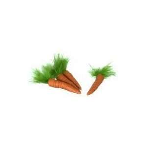  Dollhouse Miniature Carrots   Four Pieces 