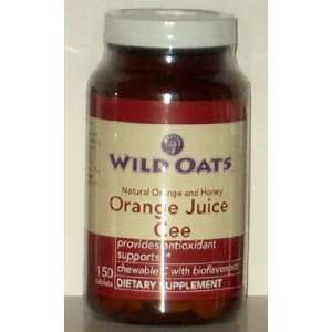  Wild Oats Orange Juice Cee  Chewable C with Bioflavonoids 