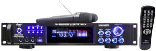 Pyle Pro PWMA3003T 3000W Watt Hybrid Pre AMP AM FM USB W/ 2 Wireless 