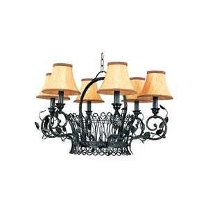  Country French 6 Light Chandelier