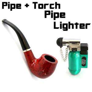 Brand New Tortoise Tobacco Smoking Pipe With Free Lighter 50088 
