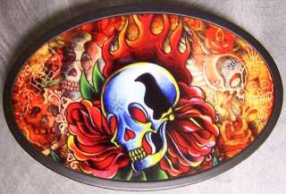 watercolor and ink designs of tattoo johnny candles and skulls