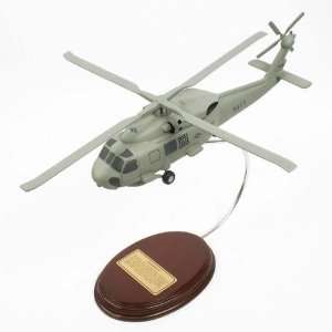  SH 60 Bravo Desktop Wood Model Helicopter / Unique and Perfect 
