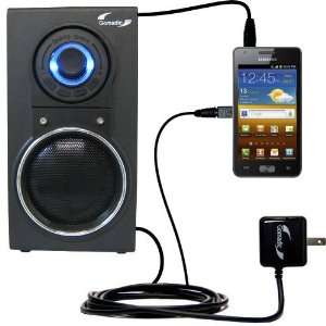   Speaker with Dual charger also charges the Samsung Galaxy W