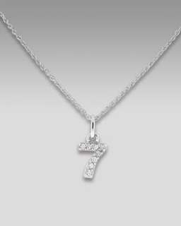32Z8 KC Designs Diamond Number Necklaces