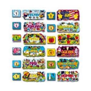    BB SET CALENDAR KIT W/CHART HEADERS COVER UPS Toys & Games