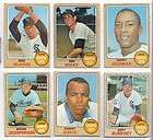 1968 Topps Game Card Lot 6 different  