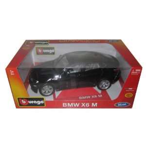 2011 2012 BMW X6M Black 1/18  Toys & Games  